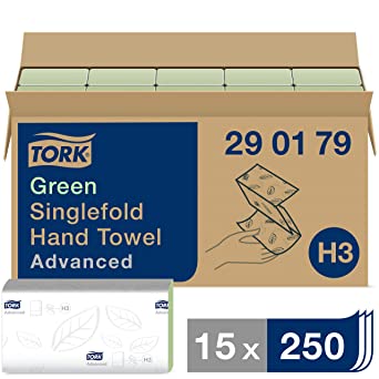 290179 Papierhandtücher TORK grün